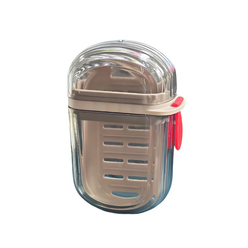 GlideHold® SoapHolder 1+1 GRATIS: Premium Bärbar Resetvålhållare med Dräneringsbricka