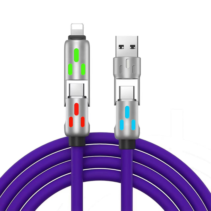 Globetrek° UniversalCable 1+1 GRATIS: Universell Smart Multipel Laddar Kabel
