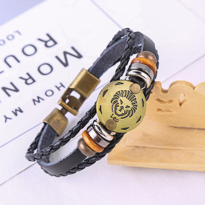 Jewelance™ ZodiacBracelet 1+1 GRATIS: Justerbart Vintage Charm Stjärntecken Armband