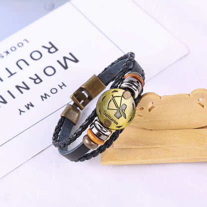 Jewelance™ ZodiacBracelet 1+1 GRATIS: Justerbart Vintage Charm Stjärntecken Armband