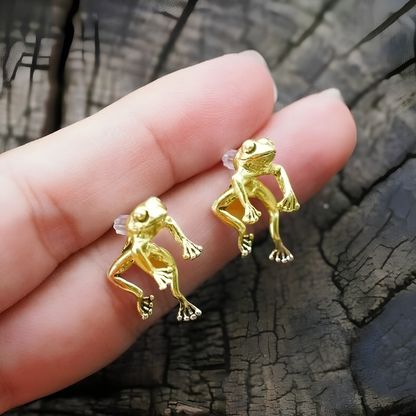 Jewelance™ FrogEarrings 1+1 GRATIS: Söta Temperament Grodörhängen