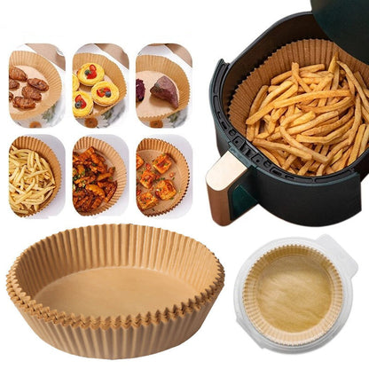 Globetrek° AirFryerLiner: Air Fryer Engångs Pappers Foder
