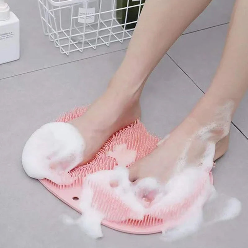 ScrubMat 1+1 GRATIS: Halkfri Duschskrubbmatta Helkropps Exfolierande Borste