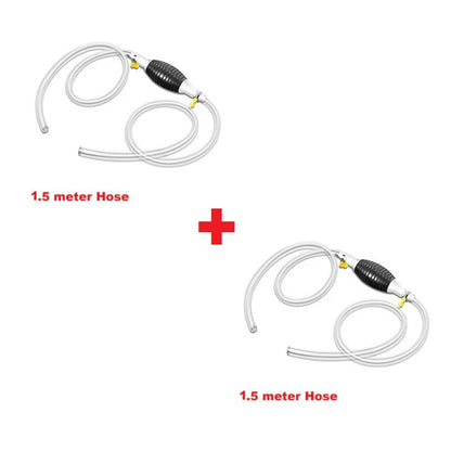 TransferPump 1+1 GRATIS - Lättanvänd Manuell Siphon Bränslepump Vätskeöverföringsslang