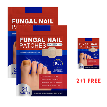 FungalPatch - Antibakteriell Svampplåster Och Nagelvårds Pack