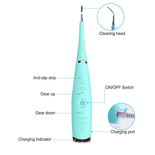 Cleaner Pro° DentalCleaner: Professionell Tandsten Borttagare Tänder Rengöring Kit