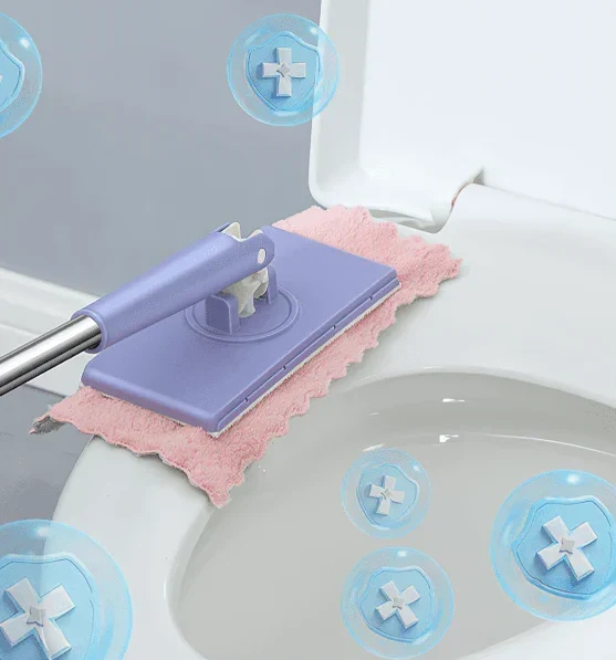 Cleaner Pro° ClampingMop: Automatisk Snabbtorkande Klämma Mopp För Våt Och Torrt Rengöring