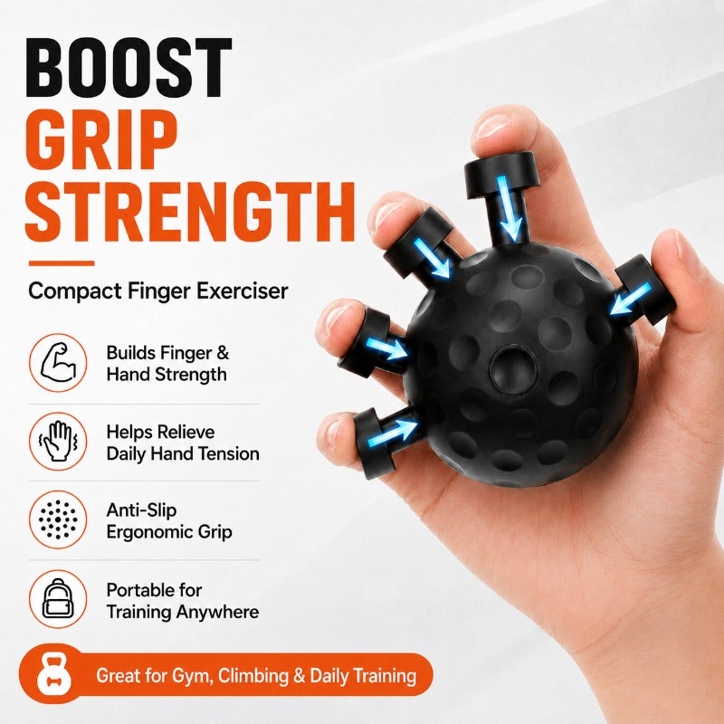 GripFlex 1+1 GRATIS: Oavhängig Finger Grip Flexibilitet Och Styrketräningsverktyg