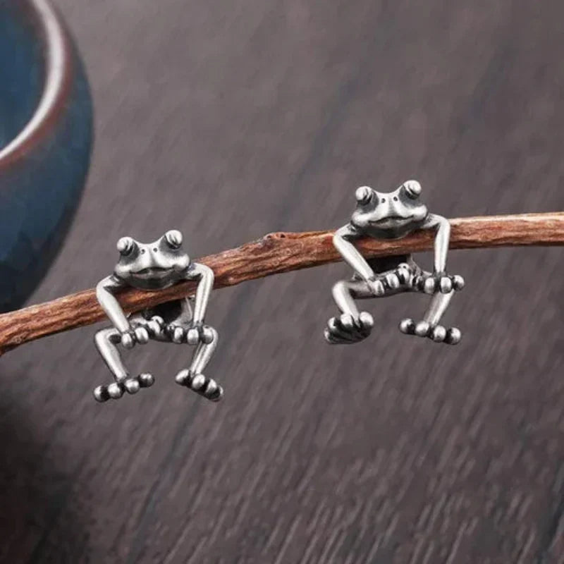Jewelance™ FrogEarrings 1+1 GRATIS: Söta Temperament Grodörhängen