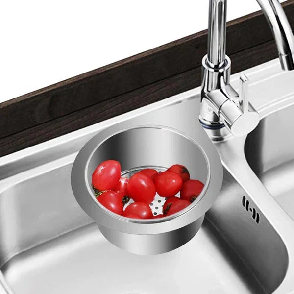 Globetrek° SinkStrainer 1+1 GRATIS: Rostfritt Filter Svan Stil Diskho Sil