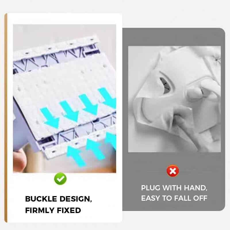 Cleaner Pro° ClampingMop: Automatisk Snabbtorkande Klämma Mopp För Våt Och Torrt Rengöring
