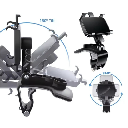 Holder360° PhoneGrip: Roterande Telefonställ Med Stark Kompakt Grepp