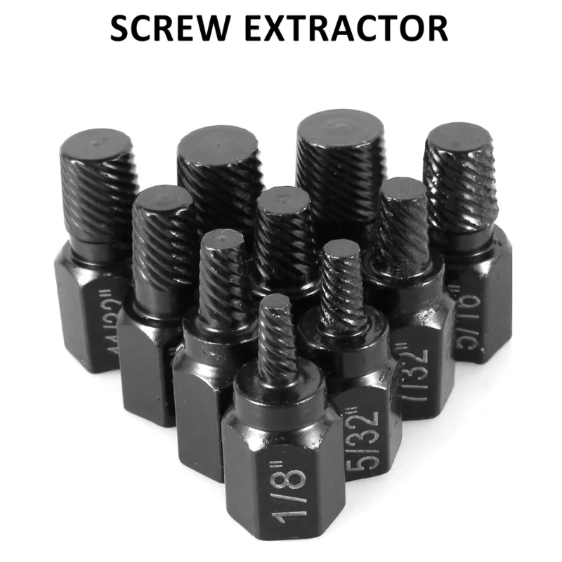 ScrewExtractor: Hållbar Kraftig Skruv- Och Bultutdragare Kit