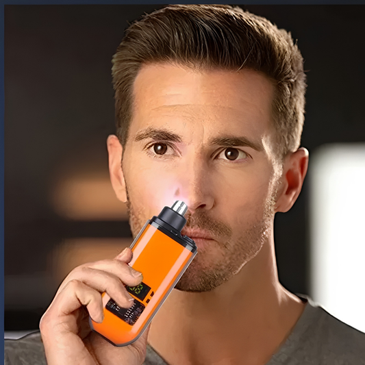 NoseTrimmer 1+1 GRATIS: Uppladdningsbar Bärbar Öron- och Näsbehåringstrimmer