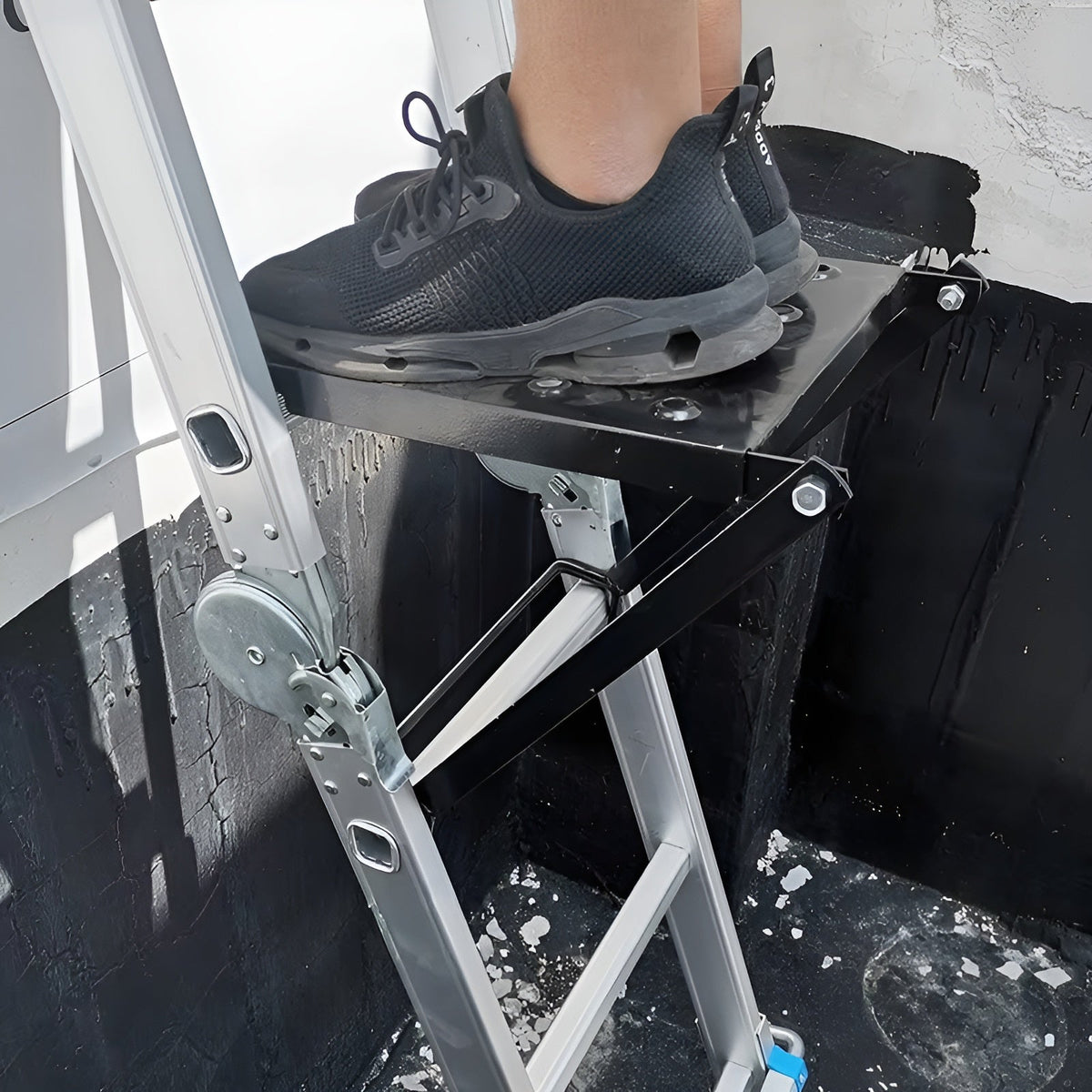 Globetrek° LadderHelper: Heavy-Duty Industriell-Grad Ergonomisk Stege Hjälpare