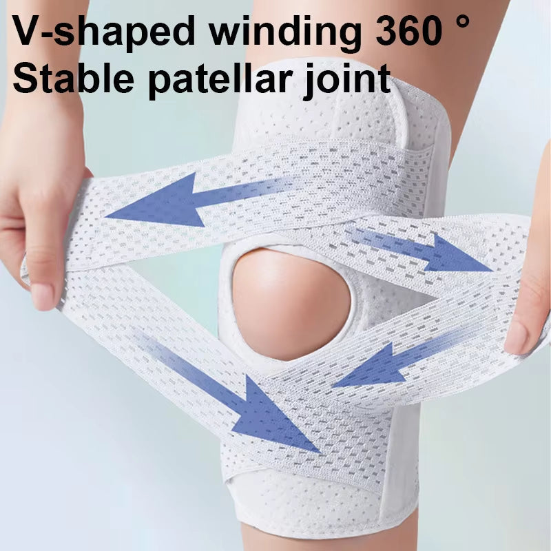 KneeGuard 1+1 GRATIS - Justerbart Knäskydd med Kompression Och Skyddssleeve