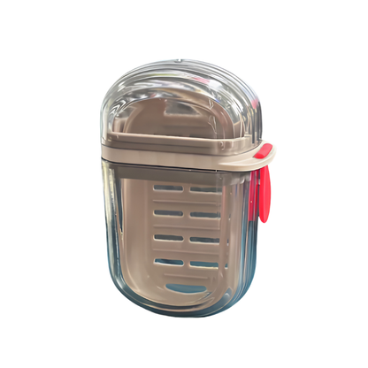 GlideHold® SoapHolder 1+1 GRATIS: Premium Bärbar Resetvålhållare med Dräneringsbricka