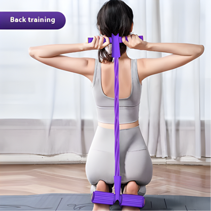 BandTrainer 1+1 GRATIS: Elastisk Lättanbära Fitnesspedalbandstränare