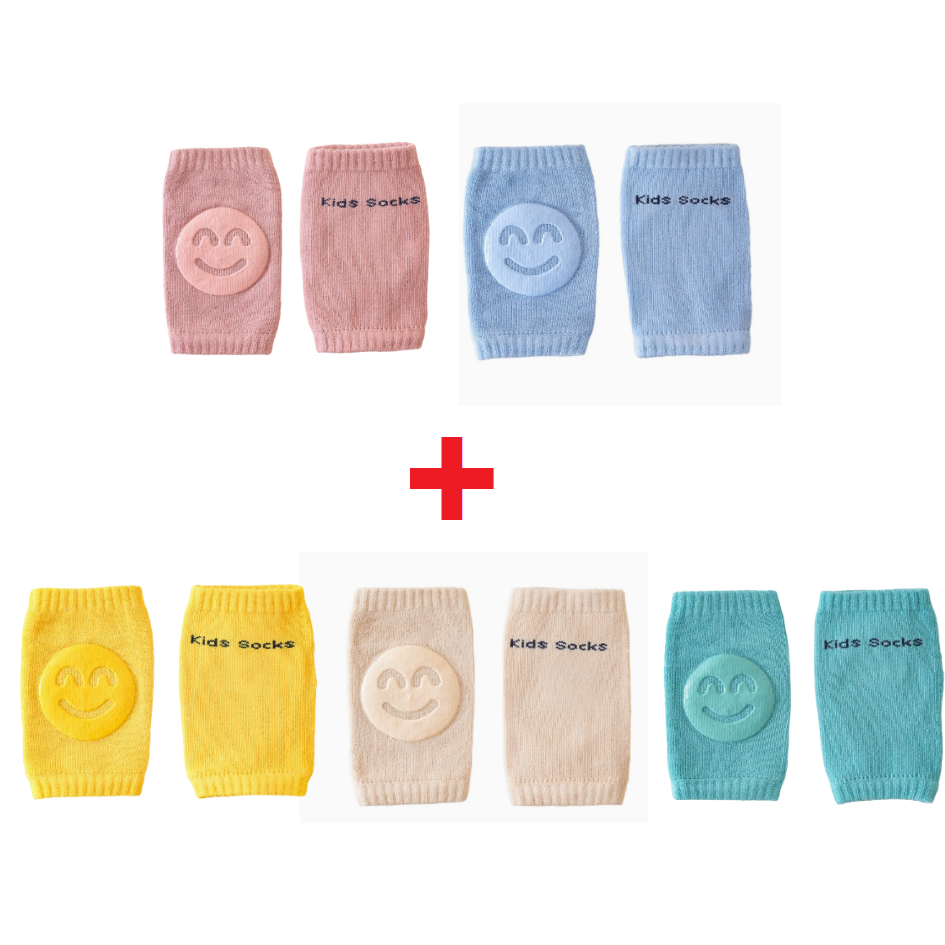 Kletshuts™ CrawlingPads 2+3 GRATIS - Bekväma Mjuka Och Halkfria Knäskydd För Spädbarn