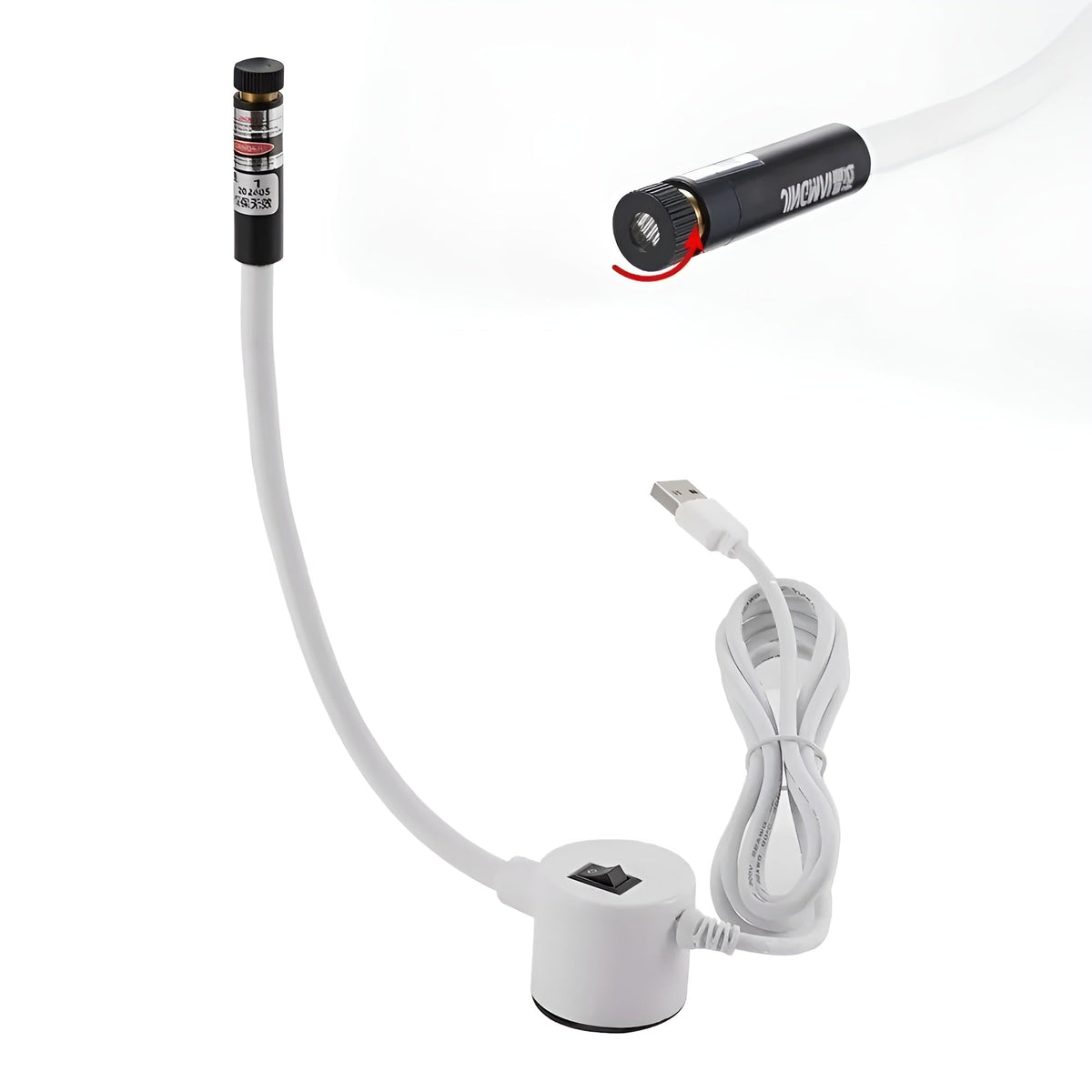 Globetrek° SewingLight: Magnetisk Flexibel Svanhals LED Symaskinslampa