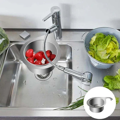Globetrek° SinkStrainer 1+1 GRATIS: Rostfritt Filter Svan Stil Diskho Sil