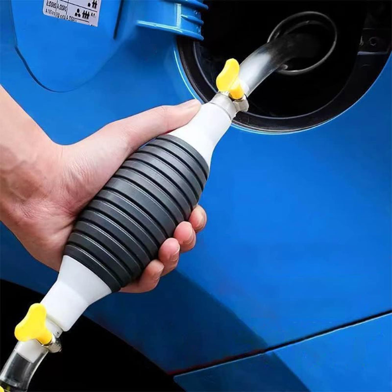 TransferPump 1+1 GRATIS - Lättanvänd Manuell Siphon Bränslepump Vätskeöverföringsslang