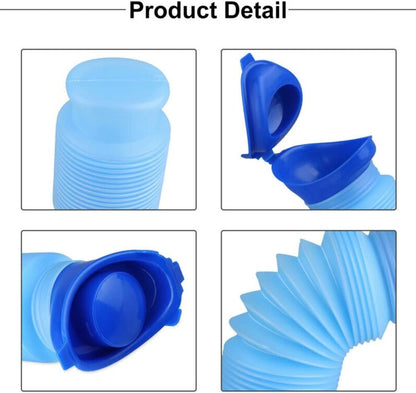 CollapsibleUrinal 1+1 GRATIS: Unisex Bärbar Nödsituation Sammanfallande Urinalverktyg