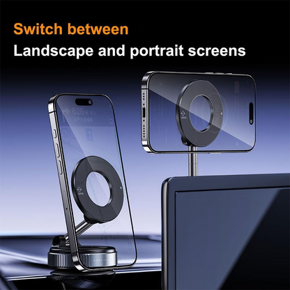 Holder360° MagneticMount 1+1 GRATIS: Roterbart Vikbart Justerbart Universellt Telefon Magnetiskt Fäste