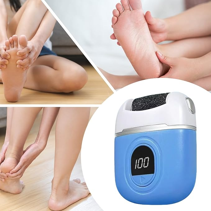 FootGrinder: Uppladdningsbar Kompakt Död Hud Borttagning Fotgrinder