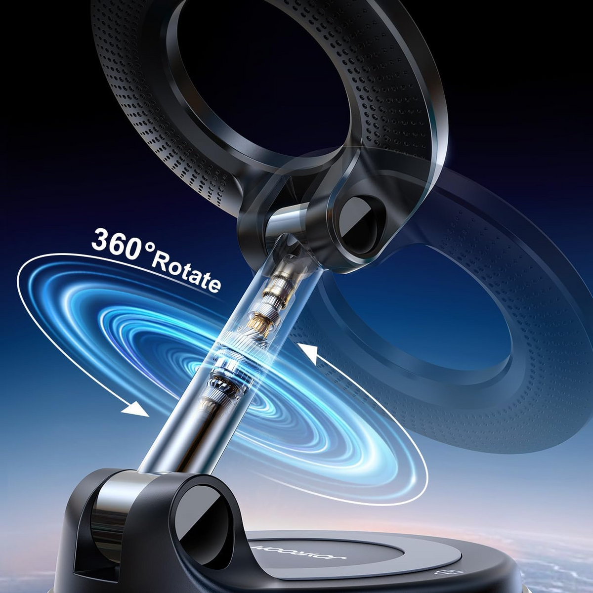 Holder360° MagneticMount 1+1 GRATIS: Roterbart Vikbart Justerbart Universellt Telefon Magnetiskt Fäste