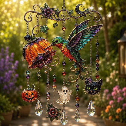HalloweenChime - Spooky Seasonal Sun Catcher Charm Halloween Vindspel Dekor