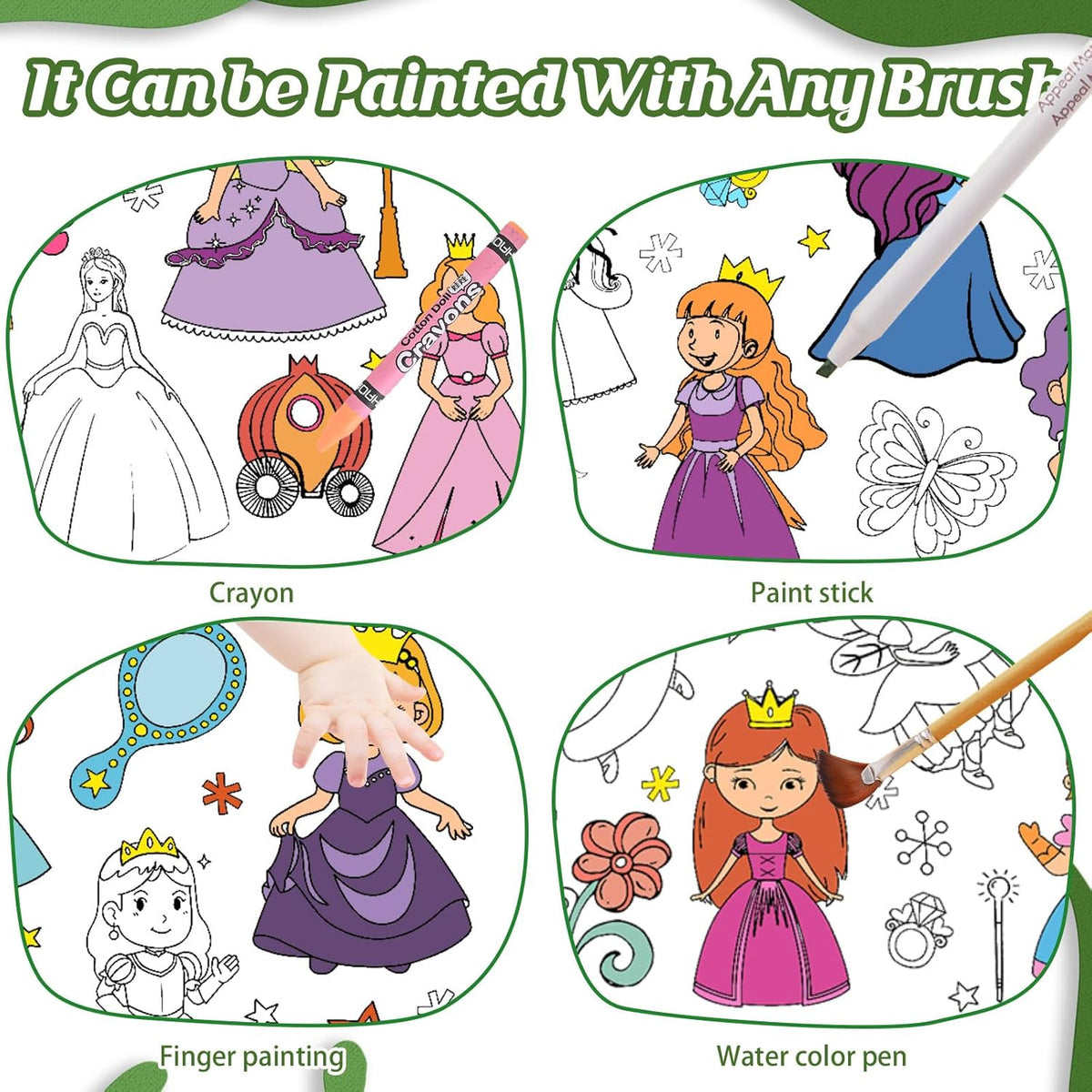 Kletshuts™ ColoringRolls 1+1 GRATIS: Barnens Kreativa DIY Pappersritning Och Färgläggningsrullar