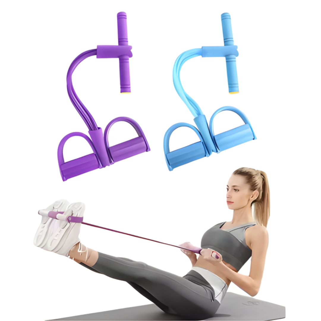 BandTrainer 1+1 GRATIS: Elastisk Lättanbära Fitnesspedalbandstränare