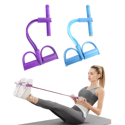 BandTrainer 1+1 GRATIS: Elastisk Lättanbära Fitnesspedalbandstränare