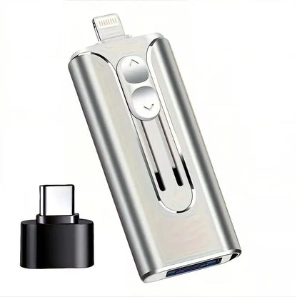 USBDrive - Kompakt Och Hållbar Multi‑Enhet 4‑I‑1 USB-Minnespenna