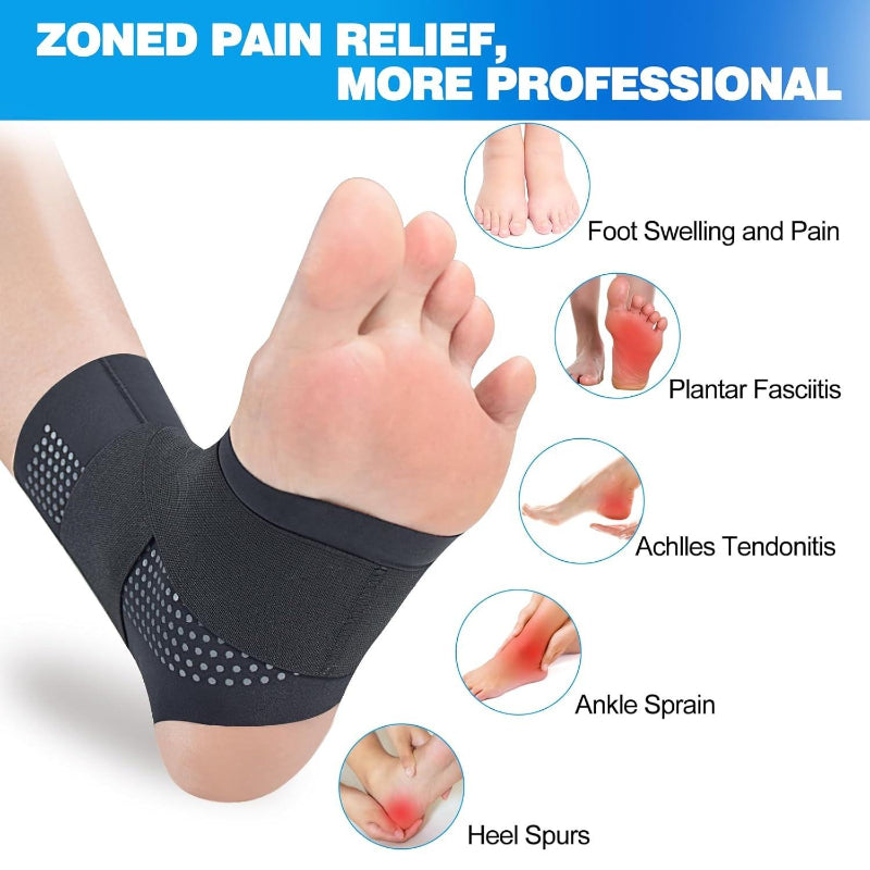 Happy™ AnkleSupport 1+1 GRATIS: Andningsbart Ankelkompressionssmärtlindring Hela Dagen Stöd