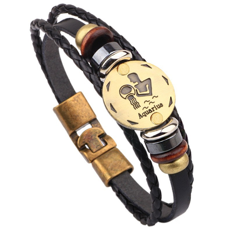 Jewelance™ ZodiacBracelet 1+1 GRATIS: Justerbart Vintage Charm Stjärntecken Armband