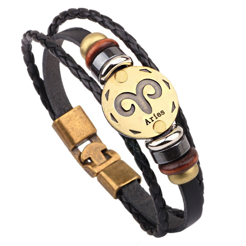 Jewelance™ ZodiacBracelet 1+1 GRATIS: Justerbart Vintage Charm Stjärntecken Armband