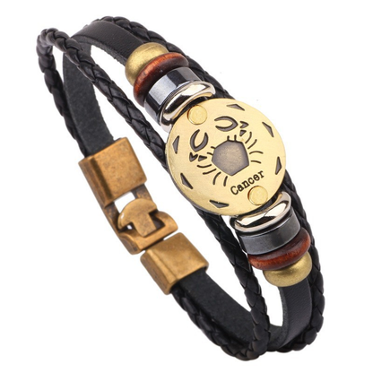 Jewelance™ ZodiacBracelet 1+1 GRATIS: Justerbart Vintage Charm Stjärntecken Armband