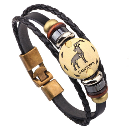 Jewelance™ ZodiacBracelet 1+1 GRATIS: Justerbart Vintage Charm Stjärntecken Armband