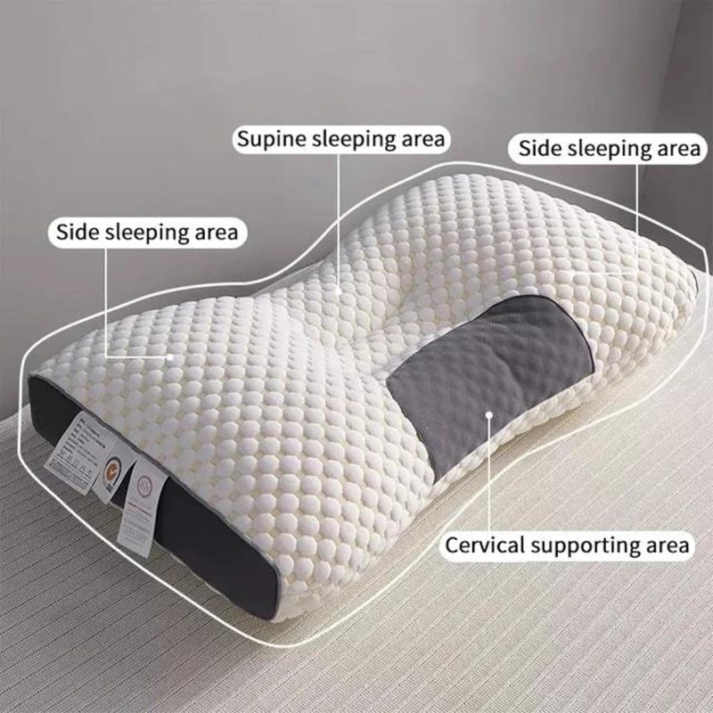 ContourPillow - Nackstöd Smärtlindring Bekväm Sömn Konturpude
