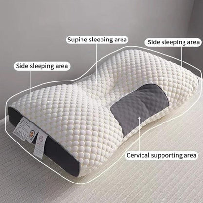 ContourPillow - Nackstöd Smärtlindring Bekväm Sömn Konturpude