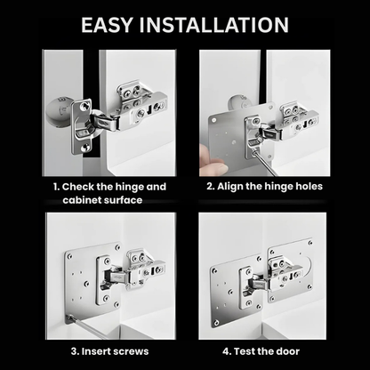HingePlate 1+1 GRATIS: DIY Möbler Gångjärn Reparation Sidoplatta