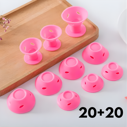 Rose® HeatlessCurl: Mjuka Lätt-Att-Använda Värmefria Ringla Stång