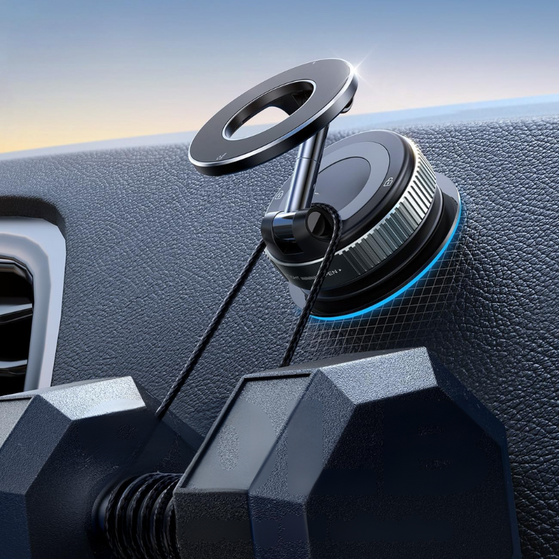 Holder360° MagneticMount 1+1 GRATIS: Roterbart Vikbart Justerbart Universellt Telefon Magnetiskt Fäste