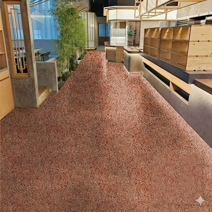 FloorCoating: Elegant Glansig Finish Golv Marmor Utseende Epoxy Beläggning