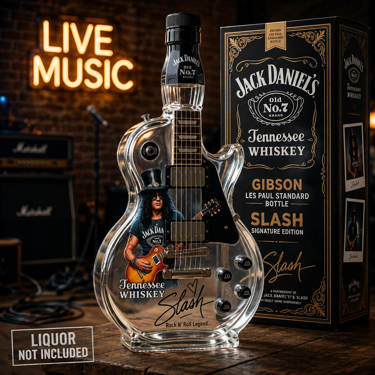 GuitarDecanter™ - Premium Samlarens Gitarr-Inspirerade Dekanter