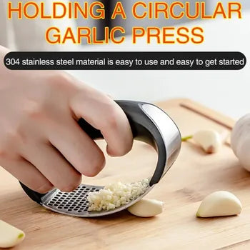 Globetrek° GarlicPress: Bärbar Rostfritt Stål Vitlök Pressa