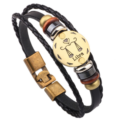 Jewelance™ ZodiacBracelet 1+1 GRATIS: Justerbart Vintage Charm Stjärntecken Armband