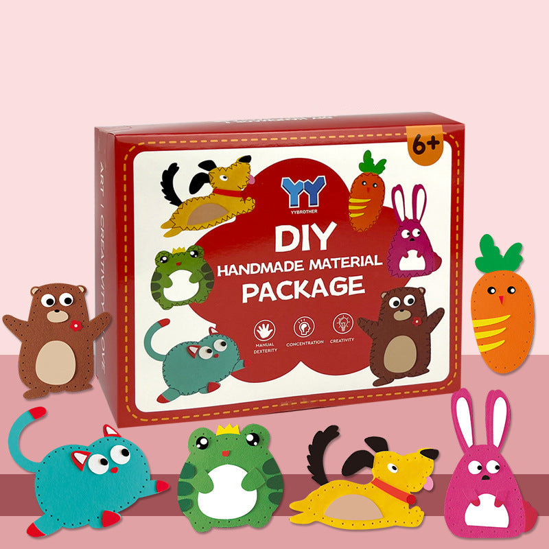 Kletshuts™ SewingCraft 1+1 GRATIS: DIY Djur Sömnad Kit Barn Kreativt Hantverk Set